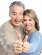 Couple lowers high blood pressure healthy eating and exercise